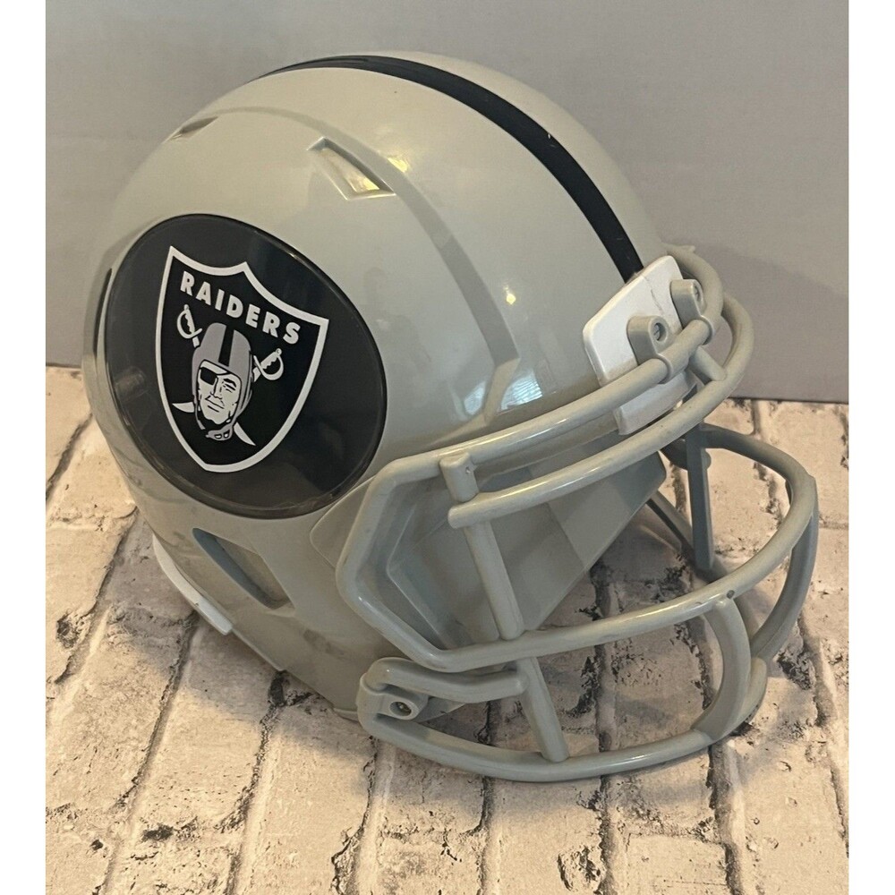 Las Vegas Raiders NFL FOCO Mini Helmet Coin Bank ABS Plastic Collectible